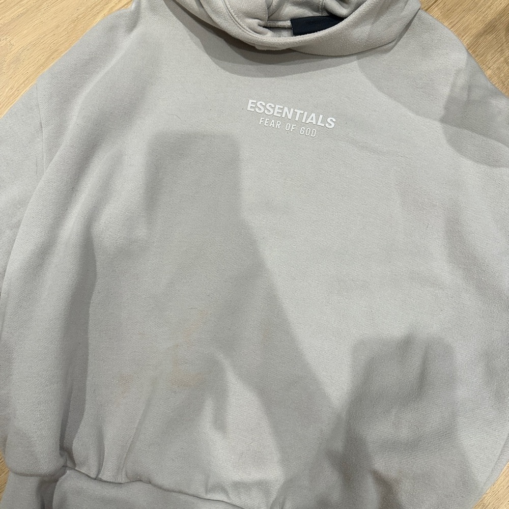 Fear of God Gray taupe hoodie